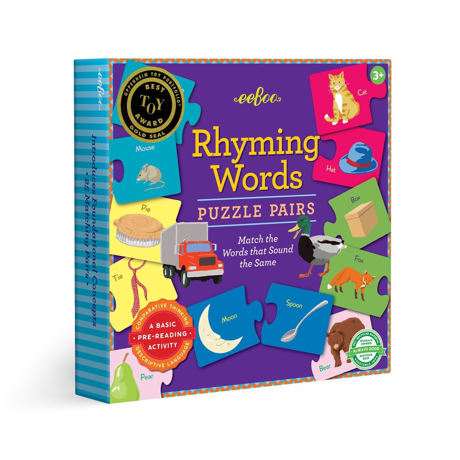 Rhyming Words Puzzle Pairs    
