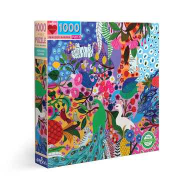 Peacock Garden 1000 Piece Puzzle    
