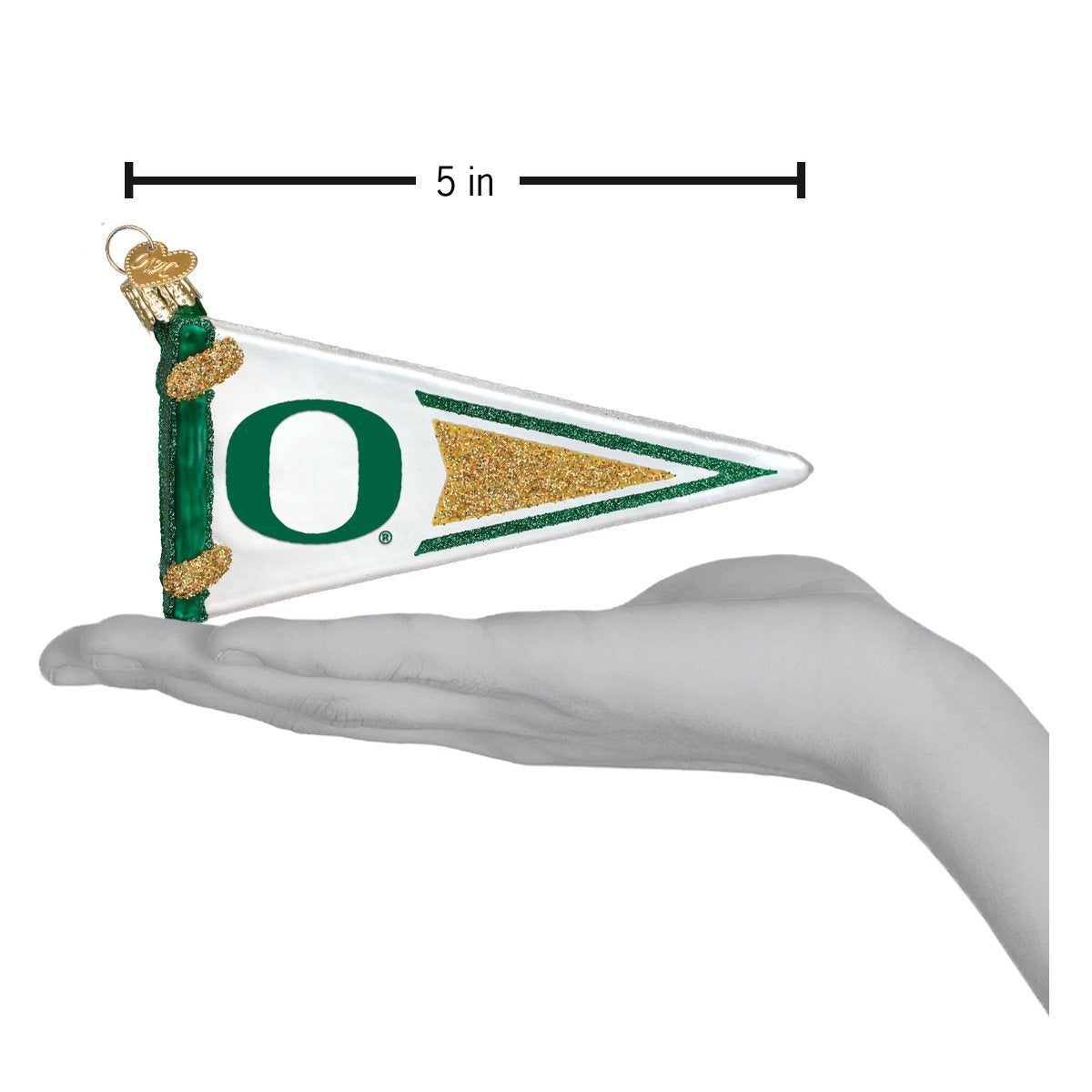 Old World Christmas - University Of Oregon Pennant    