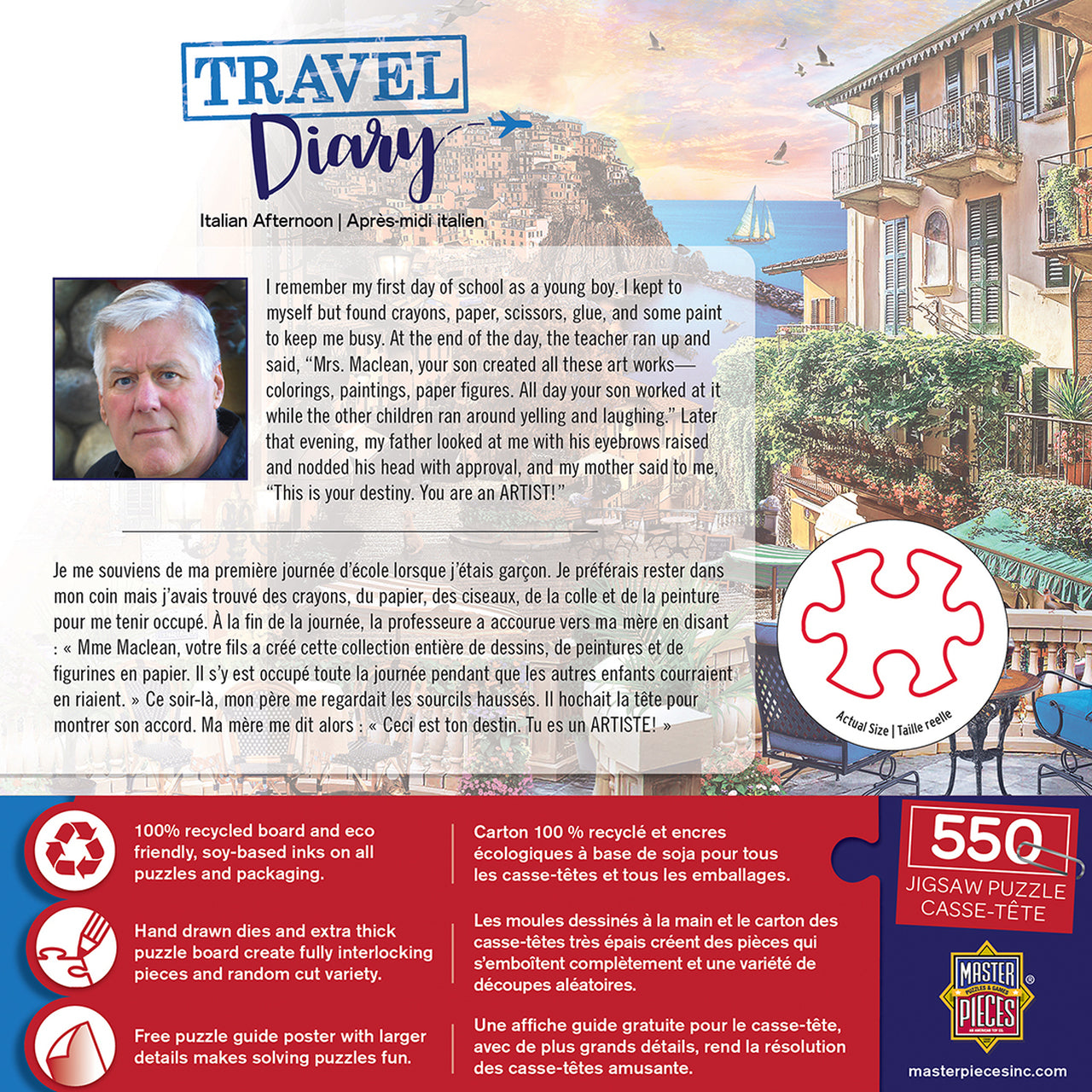 Italian Afternoon 500 Travel Diary Puzzle