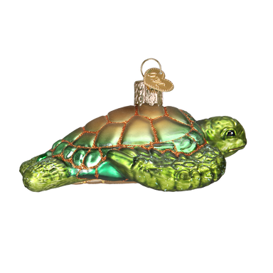 Old World Christmas Green Sea Turtle Ornament