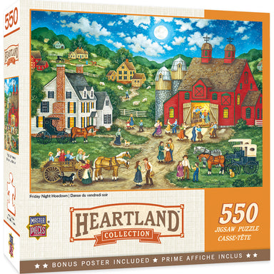 Friday Night Hoedown 550 Piece Heartland Puzzle    