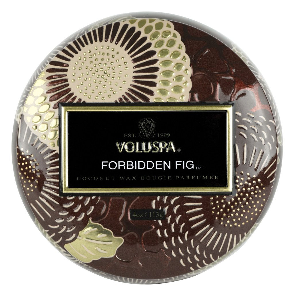 Voluspa Mini Tin - Forbidden Fig    