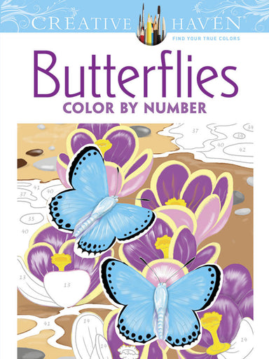 Butterflies - Creative Haven Color By Number    
