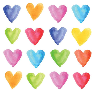 Aquarell Hearts - Cocktail Napkins    