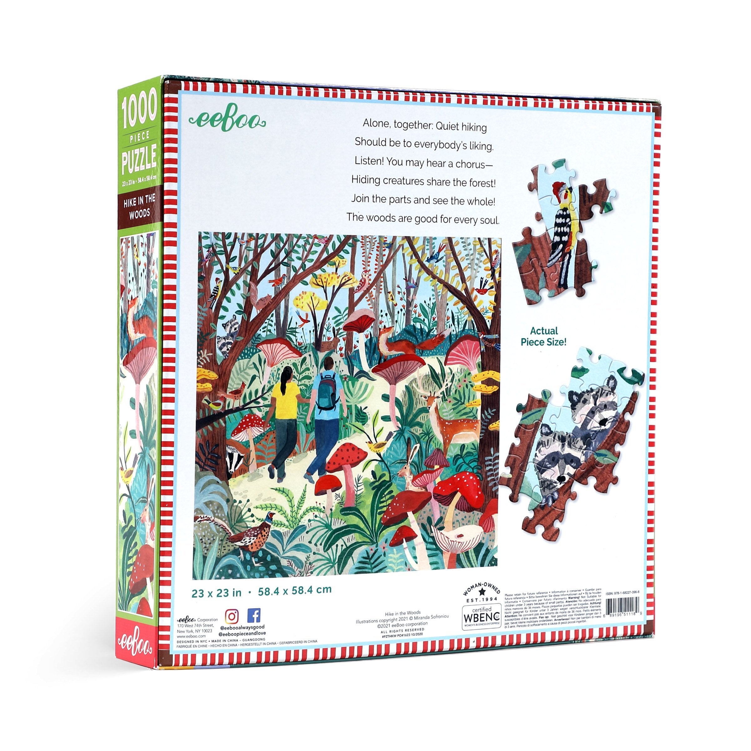 Hike In The Woods 1000 Piece Puzzle    