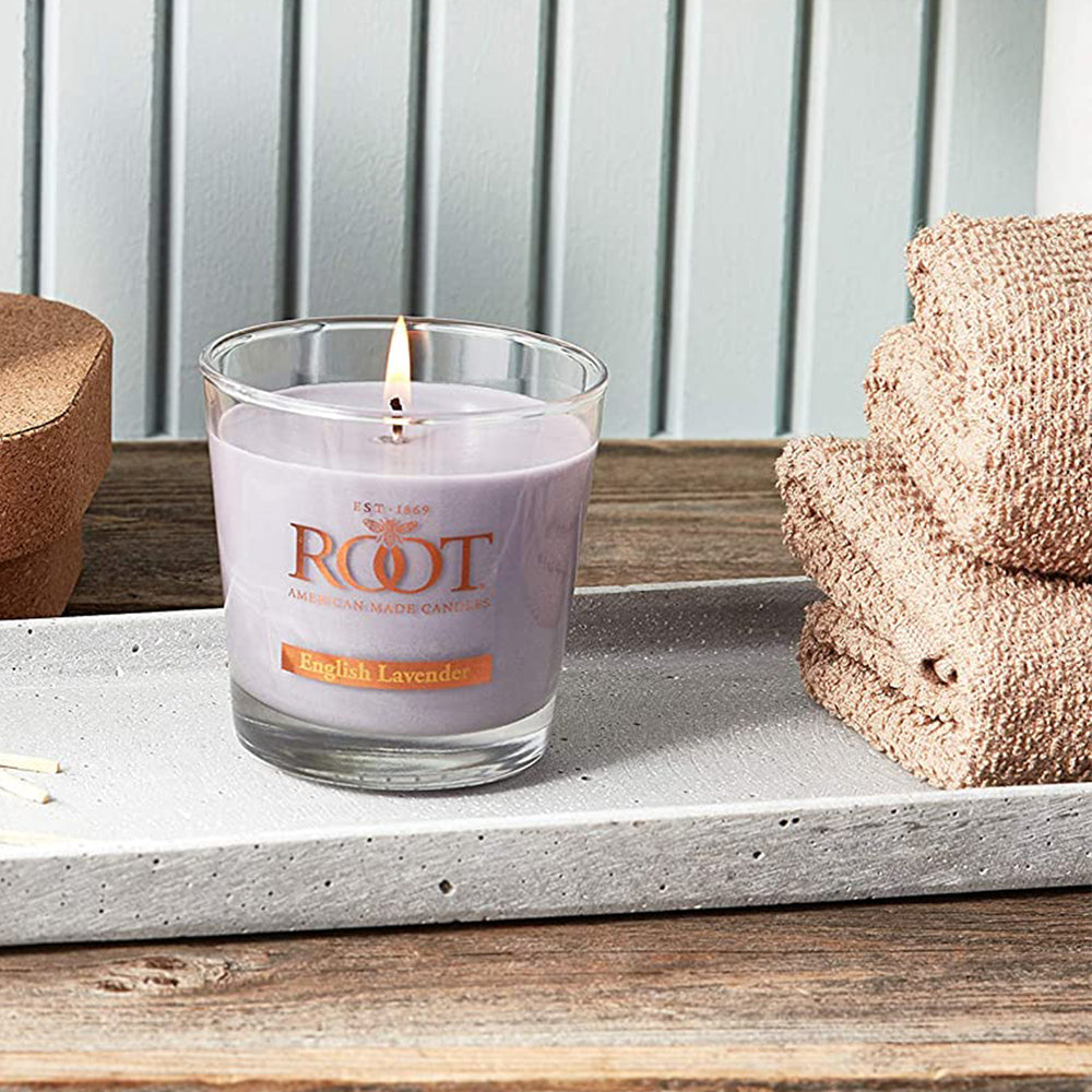 Root Candles 6oz Veriglass - English Lavender    