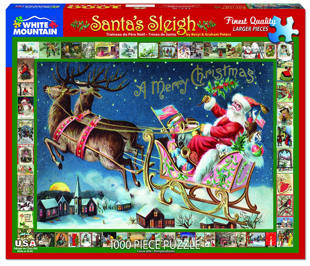 Santas Sleigh 1000 piece puzzle    