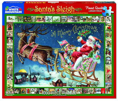 Santas Sleigh 1000 piece puzzle    
