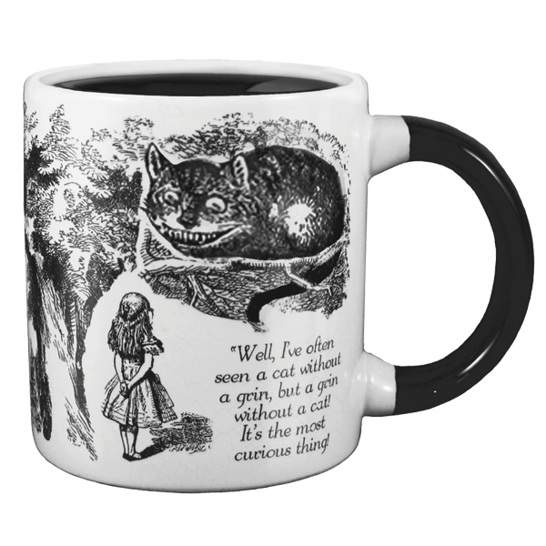 The Disappearing Cheshire Cat Color Changing Mug    