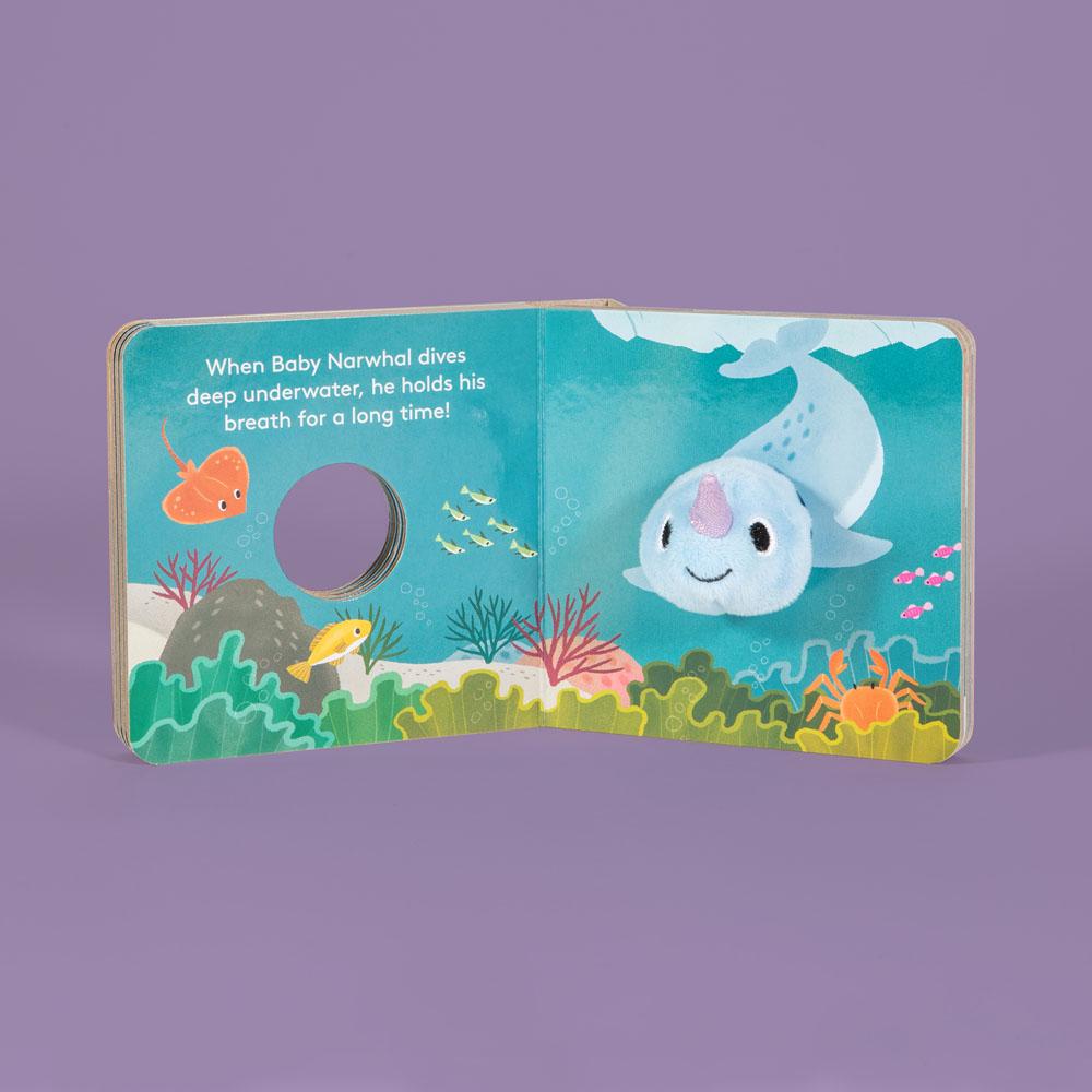 Baby Narwhal Finger Puppet Book