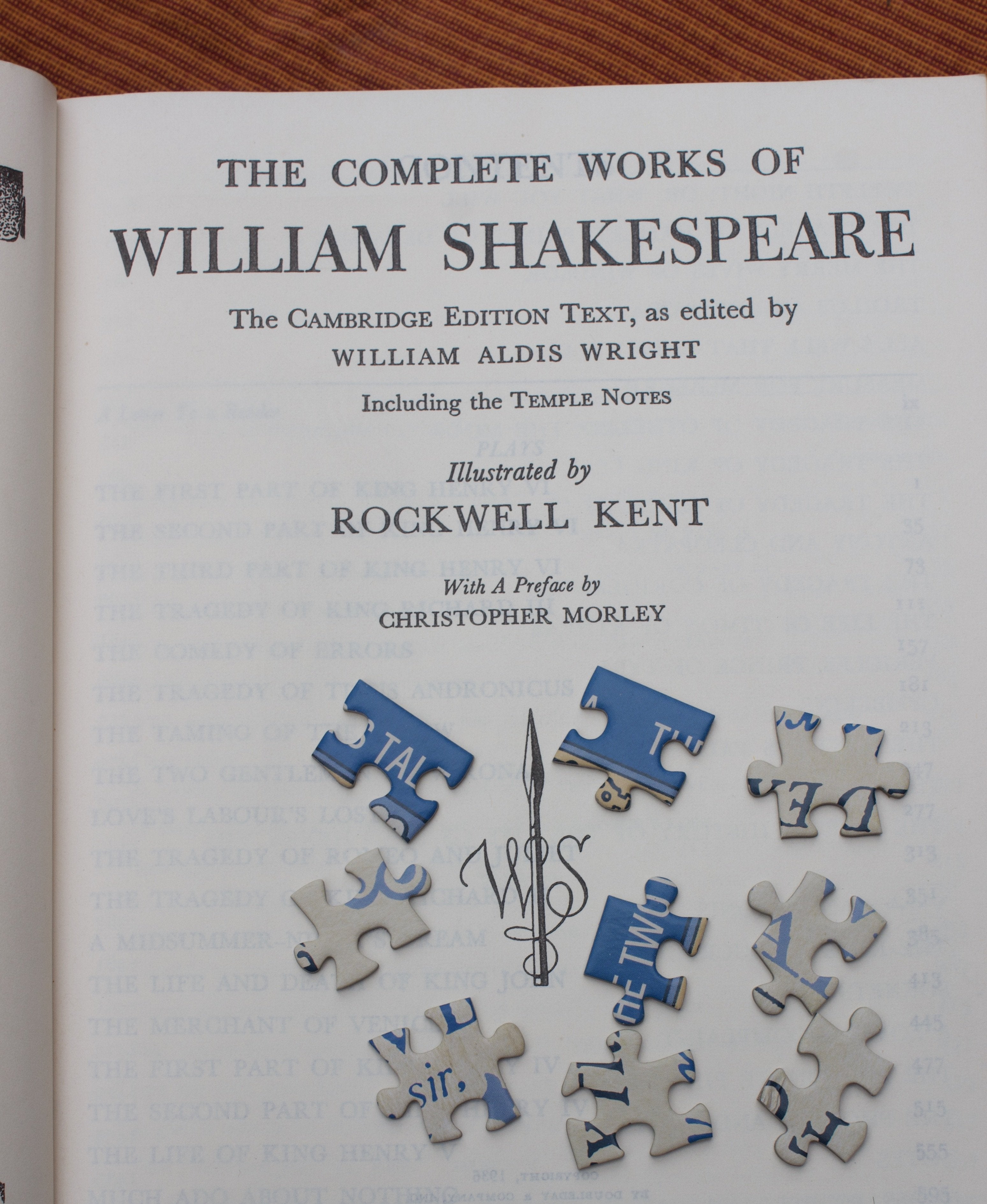 Shakespearean Insults 1000 Piece Puzzle    