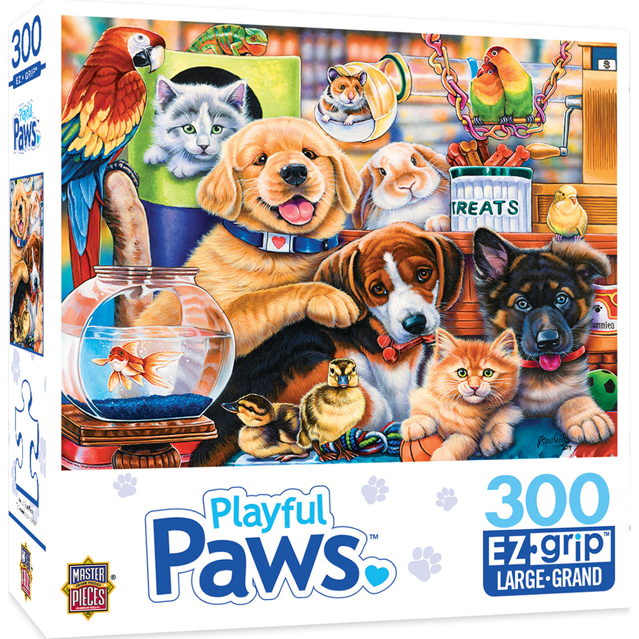 Home Wanted 300 Piece Large Format Playful Paws Puzzle    