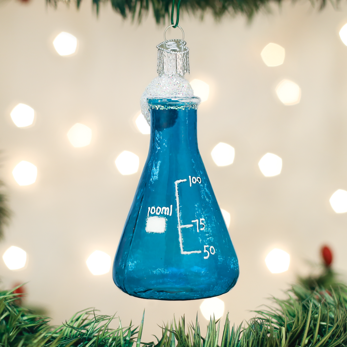 Old World Christmas Science Beaker Ornament    