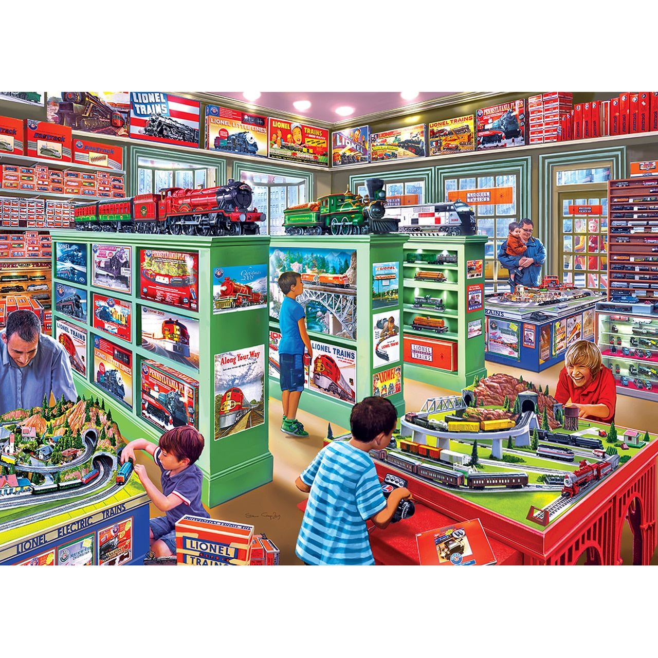 The Lionel Store 1000 Piece Puzzle    