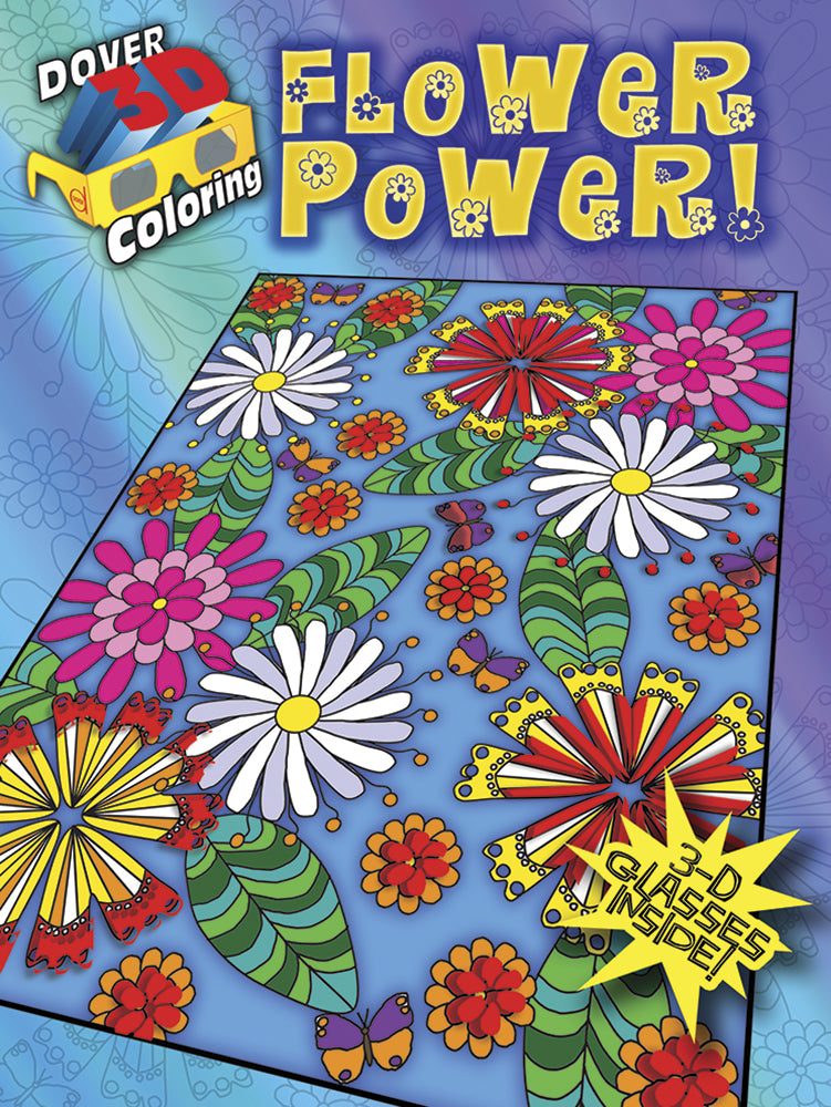 3D Coloring Book - Flower Power    