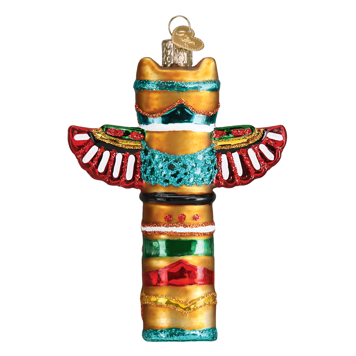 Old World Christmas - Totem Pole Ornament    