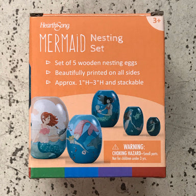 HRTH NEST DOLL EGG MERMAID    