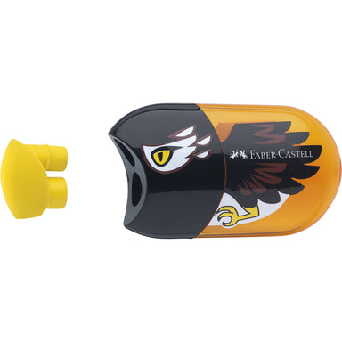 Dual Pencil Sharpener With Eraser - Eagle    