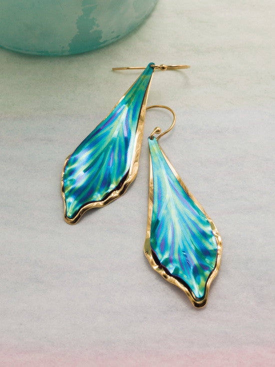 Holly Yashi Sage Earrings - Verdant Green    