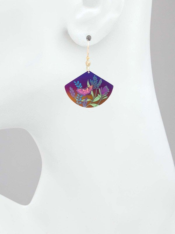 Holly Yashi Garden Whimsy Earrings - Brown    