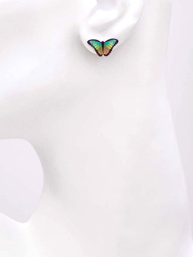 Holly Yashi Petite Bella Butterfly Post Earrings - Gold    