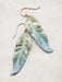 Holly Yashi Free Spirit Feather Earrings - Sage    