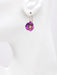 Holly Yashi Garden Pansy Drop Earrings - Vintage Burgundy    