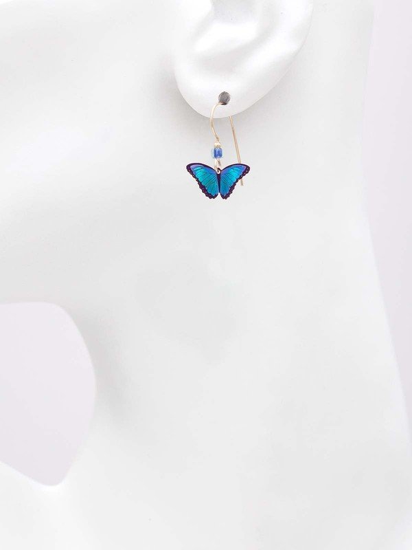 Holly Yashi Bella Butterfly Earrings - Ultra Violet