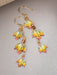 Holly Yashi Sugar Maple Chime Earrings - Peach    