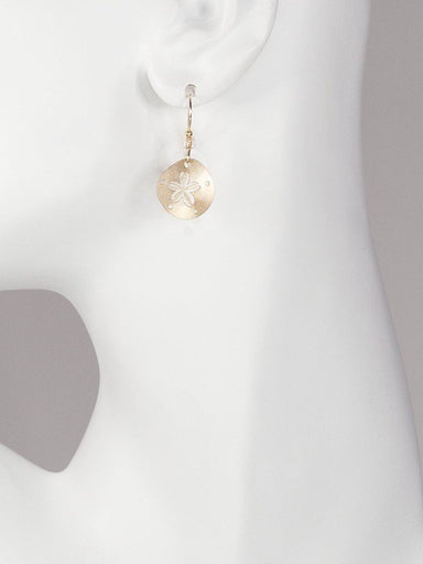Holly Yashi Sand Dollar Earrings - Silver    