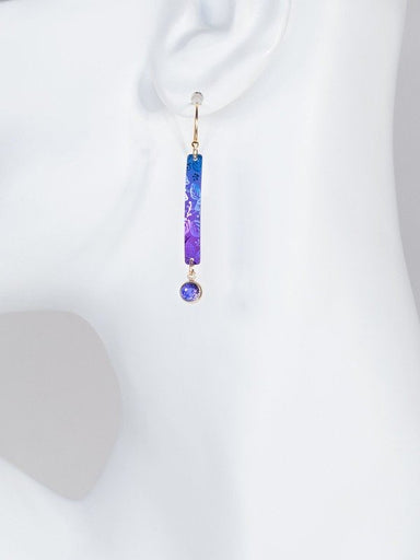 Holly Yashi Weekender Earrings - Purple    