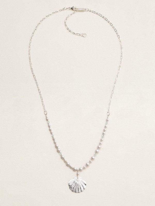 Holly Yashi Shelby Beaded Necklace - Silver    