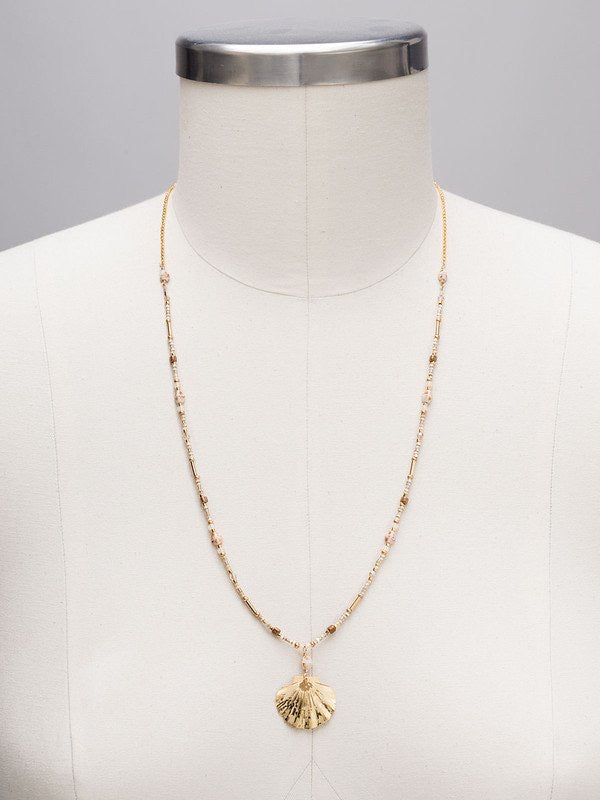 Holly Yashi Shelby Shores Beaded Necklace - Gold    