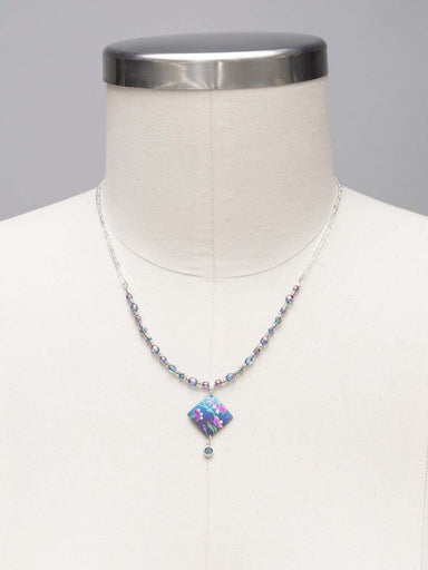 Holly Yashi Garden Sonnet Beaded Necklace - Blue    