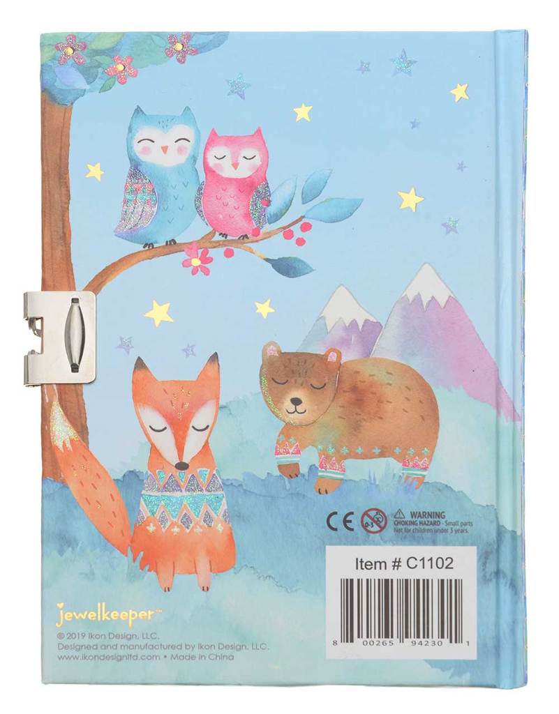 Woodland Thoughts and Dreams Locking Diary    