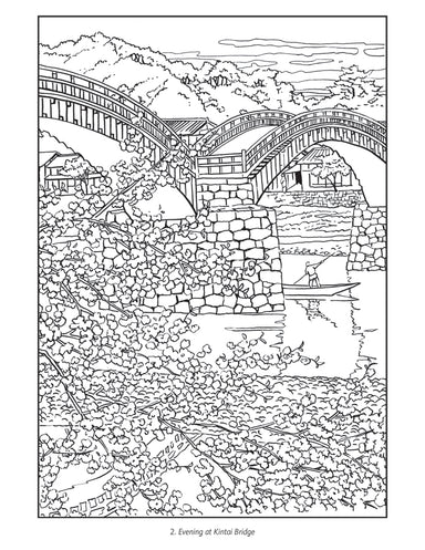 Kawase Hasui Coloring Book    