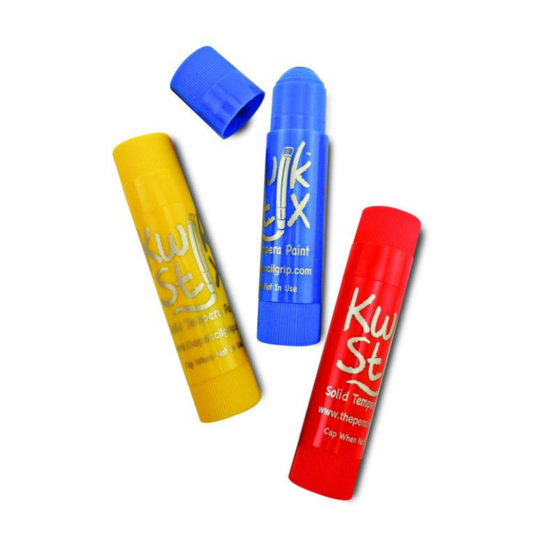 Kwik Stix Solid Tempera Paint - 12 Classic Colors    