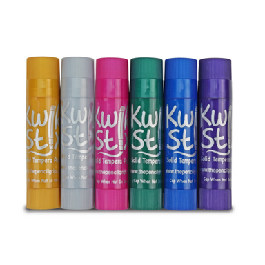 Kwik Stix Solid Tempera Paint - 6 Metallic Colors    