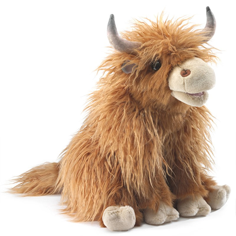 Folkmanis Puppet - Highland Cow    