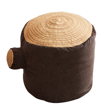 Tree Stump Pouf Stool    
