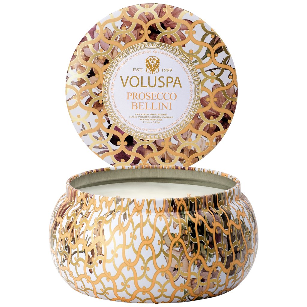 Voluspa 2 Wick Tin - Prosecco Bellini    