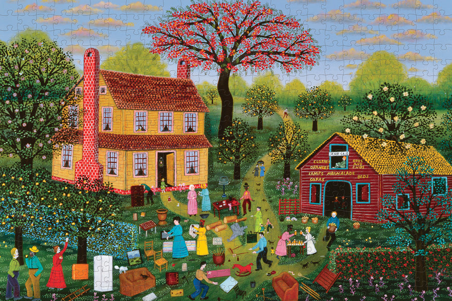 Yard Sale - 500 Piece Mattie Lou O'Kelley Puzzle    