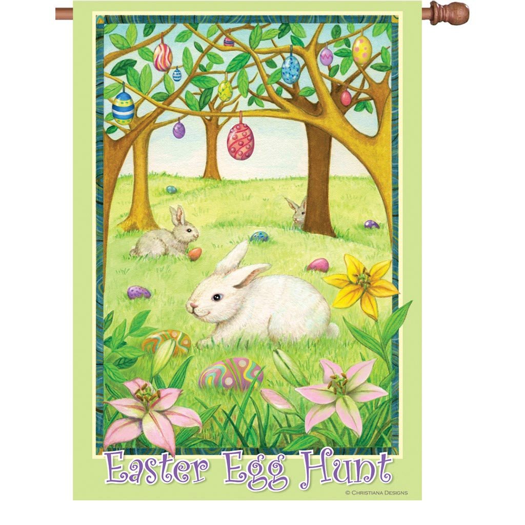 Easter Egg Hunt - House Flag    