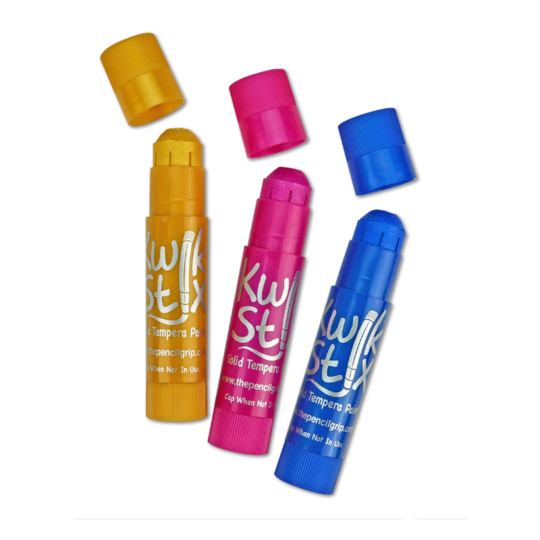 Kwik Stix Solid Tempera Paint - 6 Metallic Colors    