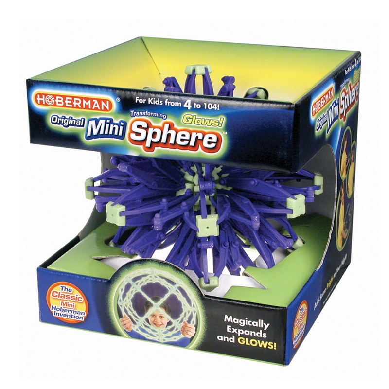 Mini Hoberman Sphere - Expanding Universe Glow In The Dark    