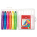 6 Neon Gel Crayons    