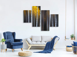 modern-4-piece-canvas-print-curtain-of-fall
