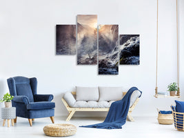 modern-4-piece-canvas-print-jiuzhaigou-china