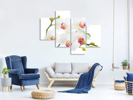 modern-4-piece-canvas-print-orchids-love